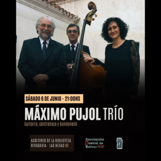 Entradas anticipadas disponibles - Maximo Pujol Trio