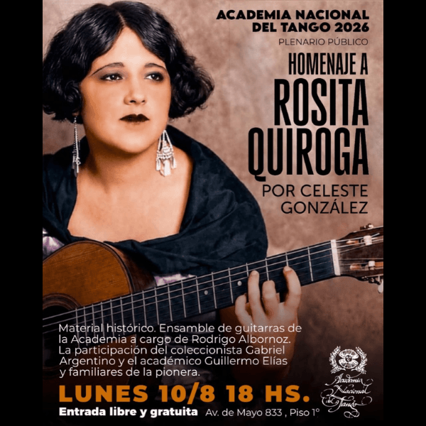 HOMENAJE A ROSITA QUIROGA Por Celeste González