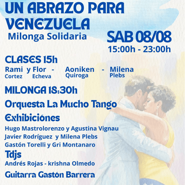 Un abrazo para Venezuela